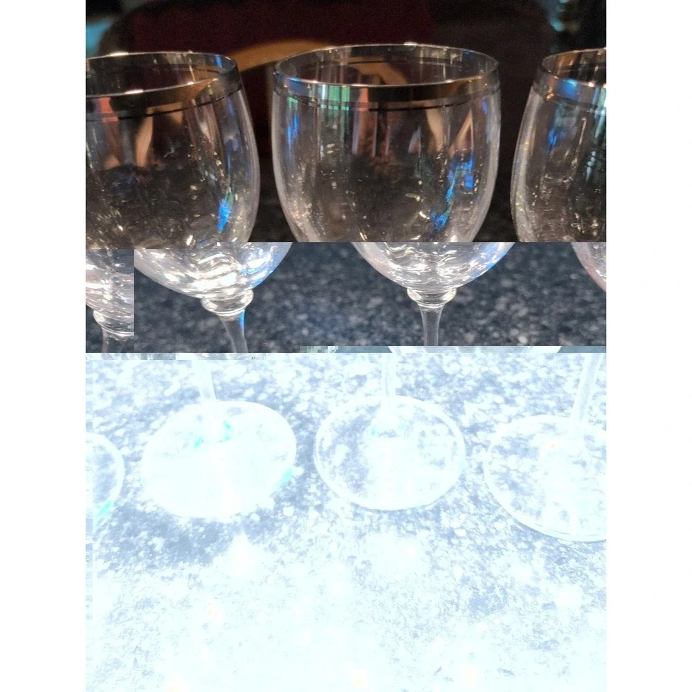 Vtg Mikasa Crystal Stephanie Water Goblet 7 1/2